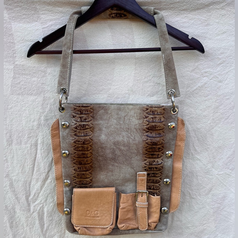 Dolce & Gabbana Croc Leather Purse